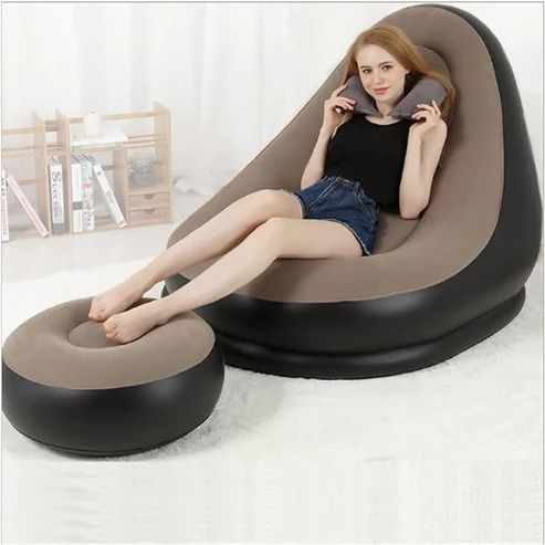 Inflatable Single Sofa Chair | Portable, Comfortable & Space-Saving Design